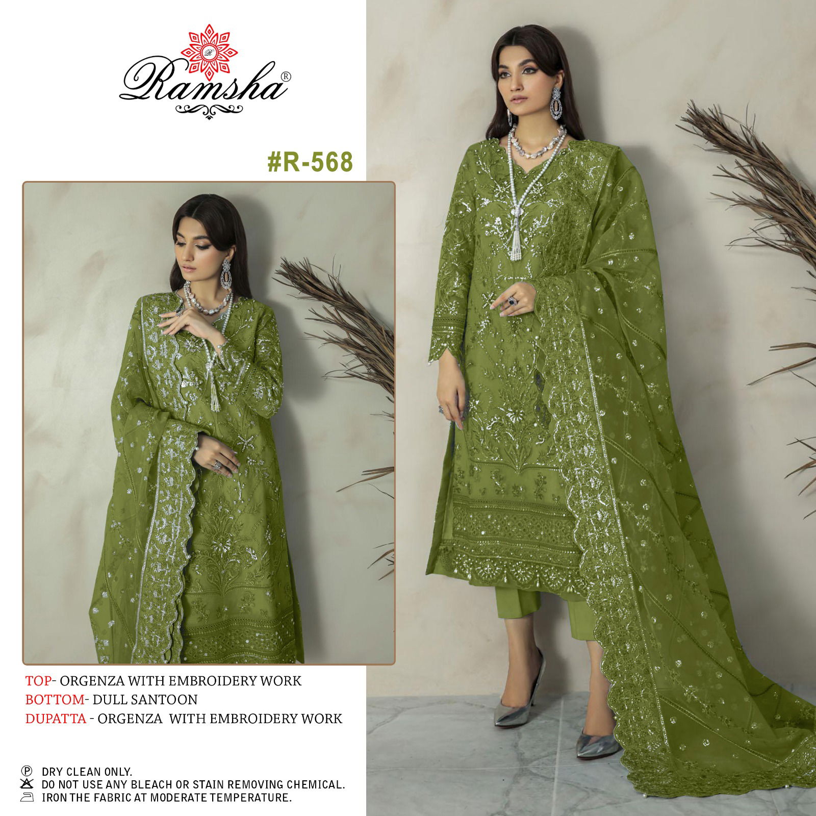 Ramsha R 568 Wholesale Pakistani Suit Catalog